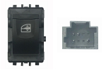 RENAULT MEG/SCENIC 08-*BOTON ELEVALUNAS PUERTA TRASERA DCH/IZQ CON SISTEMA CONFORT 4PIN(CONECTOR NEGRO)
