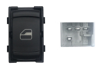 VW GOLF/PASSAT 97-*BOTON ELEVALUNAS DELANTER. DCH+TRASER. DCH/IZQ (NEGRO) 4PIN