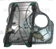 VW TRANSPORTER 03-09*ELEVALUNAS ELECTRICO+PANEL DELANTERO IZQ SIN MOTOR