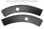 CITROEN C3 2016.09-*KIT ALETINES PARAGOLPES DELANTERO DCH/IZQ NEGRO CON AGUJERO SENSOR