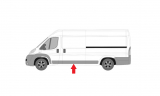 FIAT DUCATO/BOXER/JUMPER 2014.04-*MOLDURA PANEL LATERAL IZQ(MEDIO)CHASIS MEDIO/LARGO