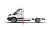 FORD TRANSIT 2014.01-*MOLDURA LATERAL IZQ GRIS (CHASIS CORTO CAJA ABIERTA)