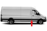 MERCEDES SPRINTER/CRAFTER 06-*MOLDURA LATERAL DCH SIN AGUJERO PILOTO
