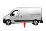 RENAULT MASTER III/MOVANO 2010.02-*MOLDURA PANEL LATERAL IZQ MEDIO(CHASIS MEDIO/LARGO)