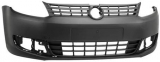 VW CADDY VAN KOMBY 10-*PARAGOLPES DELANTERO NEGRO CON AGUJEROS PARA ANTINIEBLAS