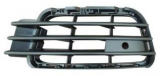 VW TOUAREG 10-*REJILLA IZQ PARAGOLPES DELANTERO CON AGUJEROS PARA SENSOR