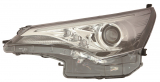 TOYOTA AVENSIS 15-*FARO IZQ CON REGULACION ELECTRICA INTERIOR NEGRO (HIR2/WY21W)(LED)