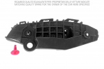 TOYOTA RAV4 V 2018.12-*SOPORTE IZQ PARAGOLPES DELANTERO