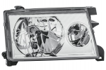 FARO DCH NISSAN TERRANO II CROMADO CON MOTOR 1993/02- (HELLA)