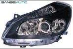 RENAULT CLIO 05-*FARO IZQ CON REGULACION ELECTRICA(INTERIOR NEGRO)D2S/H7/H7