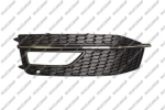 REJILLA IZQUIERDA PARAGOLPES-NEGRA-CON AGUJEROS ANTINIEBLA-CON MOLDURA CROMADA MOD. S4