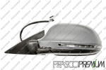 RETROVISOR IZDO ELECTRICO TERMICO ABATIBLE ELECTRICAMENTE -CON PILOTO CON MEMORIAS-ASFERICO CROMADO -16H14P+2H2P COUPE'/CABRIOLET