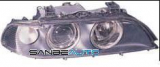 OPTICA DERECHA. H7 + H7 ELECTRICO PILOTO. BLANCO CON MOTOR