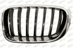 REJILLA IZQUIERDA-CROMADA/NEGRA - MOD. BASIS
