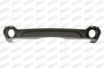 PARAGOLPES TRASERO-INFERIOR-NEGRO-CON TAPAGANCHO-CON ESCAPE DOBLE REDONDO - MOD. EXCELLENCE-EXPERIENCE