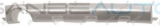 SPOILER TRASEO GRIS PLATA SANDERO 09>12