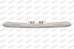 SPOILER CENTRAL PARAGOLPES DELANTERO PINTADO PLATA