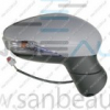 RETROVISOR DCH PARA PINTAR CON PILOTO ASFERICO CROMADO FIESTA 13>