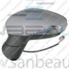 RETROVISOR IZQ PARA PINTAR CON PILOTO ASFERICO CROMADO FIESTA 13>