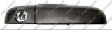 MANETA EXTERIOR DELANTERA DCH NEGRA/GRANULADA-CON AGUJERO PARA LLAVE