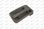 MANETA EXTERIOR PORTON ABATIBLE-CON AGUJERO LLAVE-NEGRA