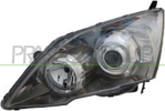 OPTICA IZQUIERDA HB3+H1 ELECTRICA -CON MOTOR-CROMADA NEGRA