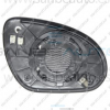CRISTAL + SOPORTE IZQ CONVEXO CALEFACTADO CROMADO  I30 07>