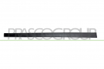 MOLDURA PUERTA DELANTERA IZQUIERDA-CON CLIPS-NEGRA-GRANULADA