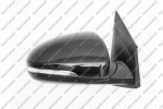 RETROVISOR DCHO.ELECTRICO TERMICO NEGRO CON PILOTO - CON LUZ DE CORTESIA - ABATIBLE ELECTRICAMENTE CONVEXO/CROMADO.-10 PINES