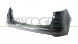 PARAGOLPES TRASERO NEGRO-LISO A IMPRIMAR-CON AGUJEROS SENSORES APARCAMIENTO+SOPORTES