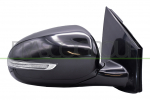 RETROVISOR DERECHO ELECTRICO-NEGRO-CON PILOTO-ABATIBLE ELECTRICAMENTE-CONVEXO/CROMADO