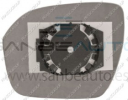 CRISTAL + SOPORTE DCH CONVEXO CROMADO EVOQUE 11>15
