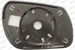 CRISTAL + SOPORTE DCH CONVEXO CROMADO 