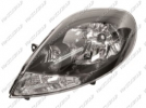 FARO IZQ H4 CON REGULACION ELECTRICA - CON MOTOR -  INTERIOR NEGRO  VIVARO 07>14