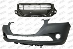 PARAGOLPES DELANTERO IMPRIMADO CON REJILLA NEGRA 301 01/12