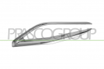 MOLDURA IZQUIERDA PARAGOLPES TRASERO-CROMADA