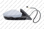 RETROVISOR DCH ELECTRICO TERMICO IMPRIMADO ABATIBLE ELECTRICAMENTE - CON SENSOR - PILOTO-CON MEMORIAS - CON LUZ CORTESIA-CONVEXO/CROMADO
