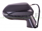 RETROVISOR DCHO.ELECTRICO-NEGRO-TERMICO-CON PILOTO-CONVEXO/CROMADO-6 PINES