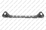 MOLDURA CENTRAL PARAGOLPES DELANTERO NEGRO BRILLANTE CON AGUJEROS ANTINIEBLA