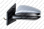 RETROVISOR IZQUIERDO-ELECTRICO-TERMICO-IMPRIMADO-CON PILOTO-CONVEXO/CROMADO