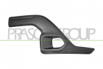 MOLDURA IZQUIERDA PARAGOLPES DELANTERO-PLATA