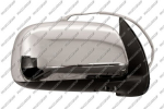 RETROVISOR DERECHO ELECTRICO-NEGRO-CONVEXO/CROMADO CON CARCASA CROMADA