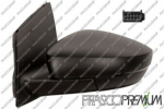 RETROVISOR IZQUIERDO-MANUAL-NEGRO-CON PILOTO-ASFERICO/CROMADO-CONECTOR RECTANGULAR-10H2P MOD. 12/09 >