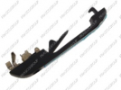 MANETA EXTERIOR DELANTERA IZQUIERDA-NEGRA-CON INSERTO CROMADO-SIN LLAVE