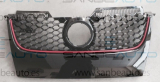 REJILLA NEGRA (BRILLANTE) CON MOLDURA ROJA GOLF V GTI 04>