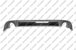 SPOILER PARAGOLPES TRASERO-NEGRO/GRANULADO-CON ESCAPE DERECHO/IZQUIERDO