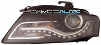 AUDI A4 07-*FARO IZQ CON REGULACION ELECTRICA (INTERIOR OSCURO) LED D3S AUTODIRECIONABLE (XENON)