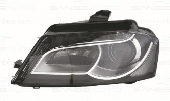 AUDI A3/SPORT BACK 09-*FARO IZQ CON REGULACION ELECTRICA CON MOTOR (INTERIOR NEGRO) D3S (XENON)
