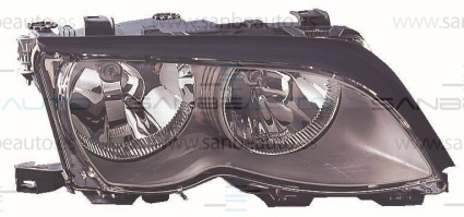 BMW E46 01-*FARO DCH CON REGULACION (INTERIOR NEGRO) (4P)