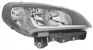 FIAT DOBLO 15-*FARO DCH CON REGULACION ELECTRICA CON MOTOR INTERIOR GRIS OSCURO (H7/H7/WY21W/W21W)